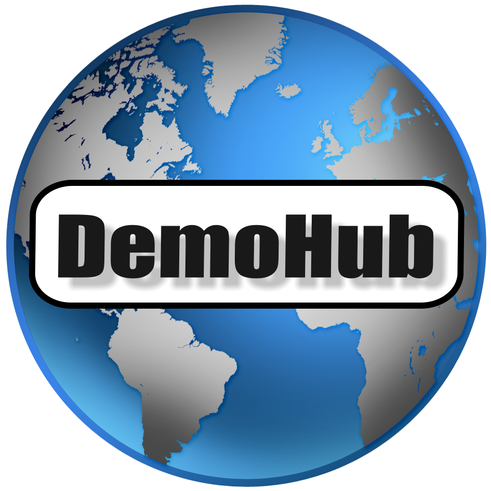 image of demohub globe logo